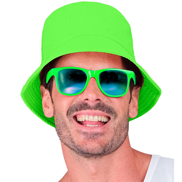 Chapeau Bob vert fluo