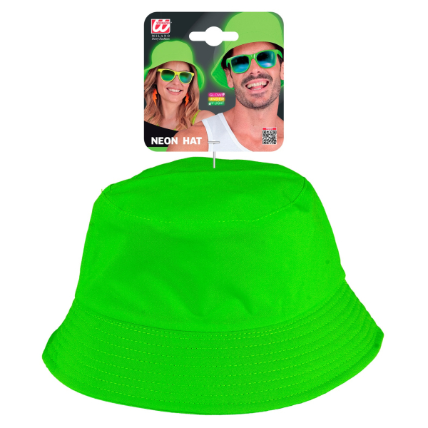 Chapeau Bob vert fluo