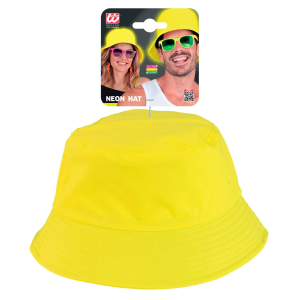 Chapeau Bob jaune fluo